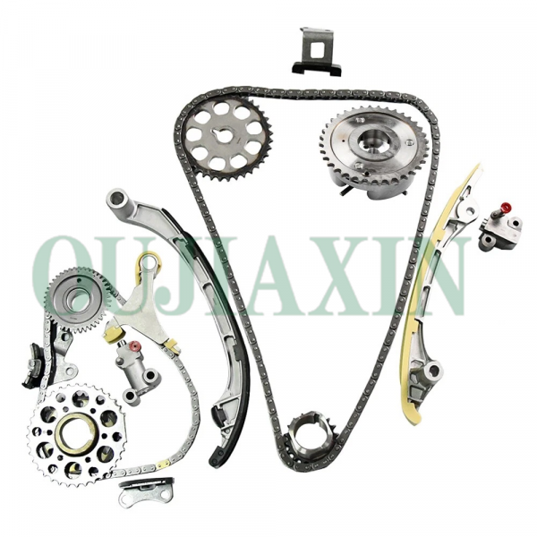 Complete timing kit for Toyota 2.7L 2TR-FE engine.