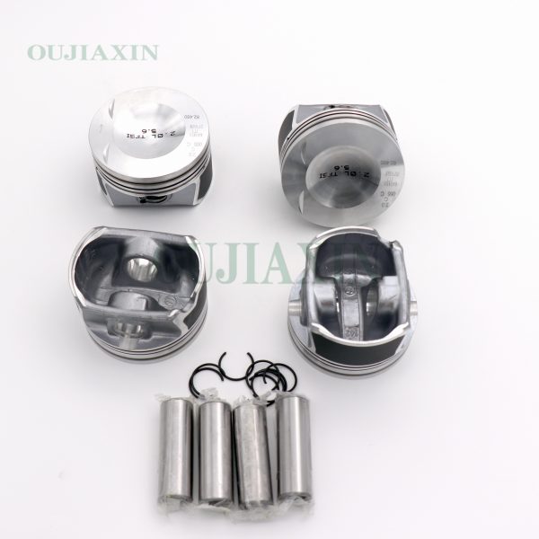 Piston Assembly for Audi C6 (BPJ, BYK) 2.0T — 20mm Pin, STD — 06D107066C